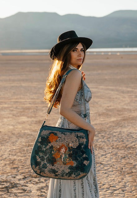 Goddess Bag Collection - Blue Lada Purse