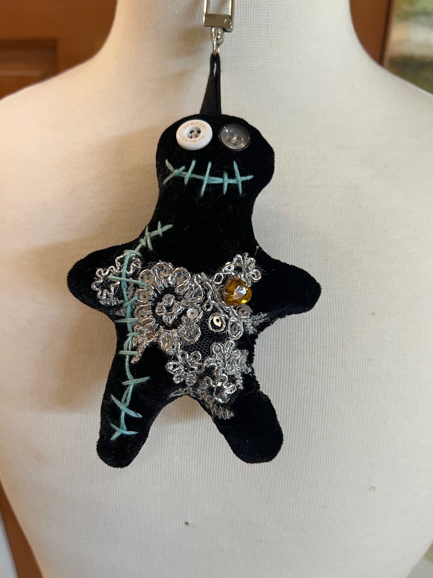 Moon Phase Collection Purse - Black Velvet Glam Goddess