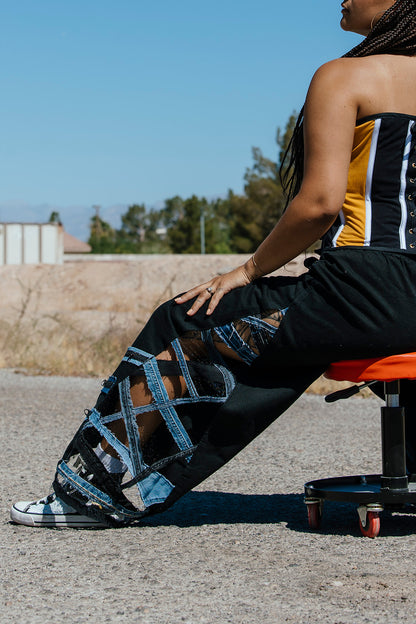 Full Monty Urban Black Denim