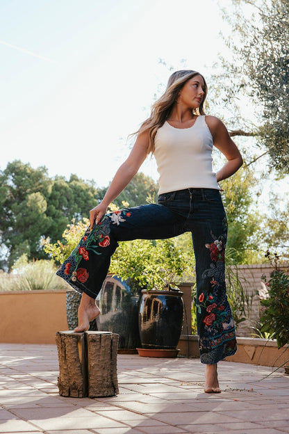 Peacocks in Paradise Jeans