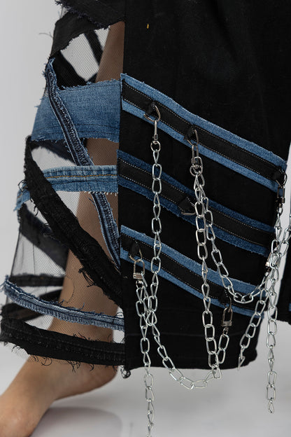 Full Monty Urban Black Denim