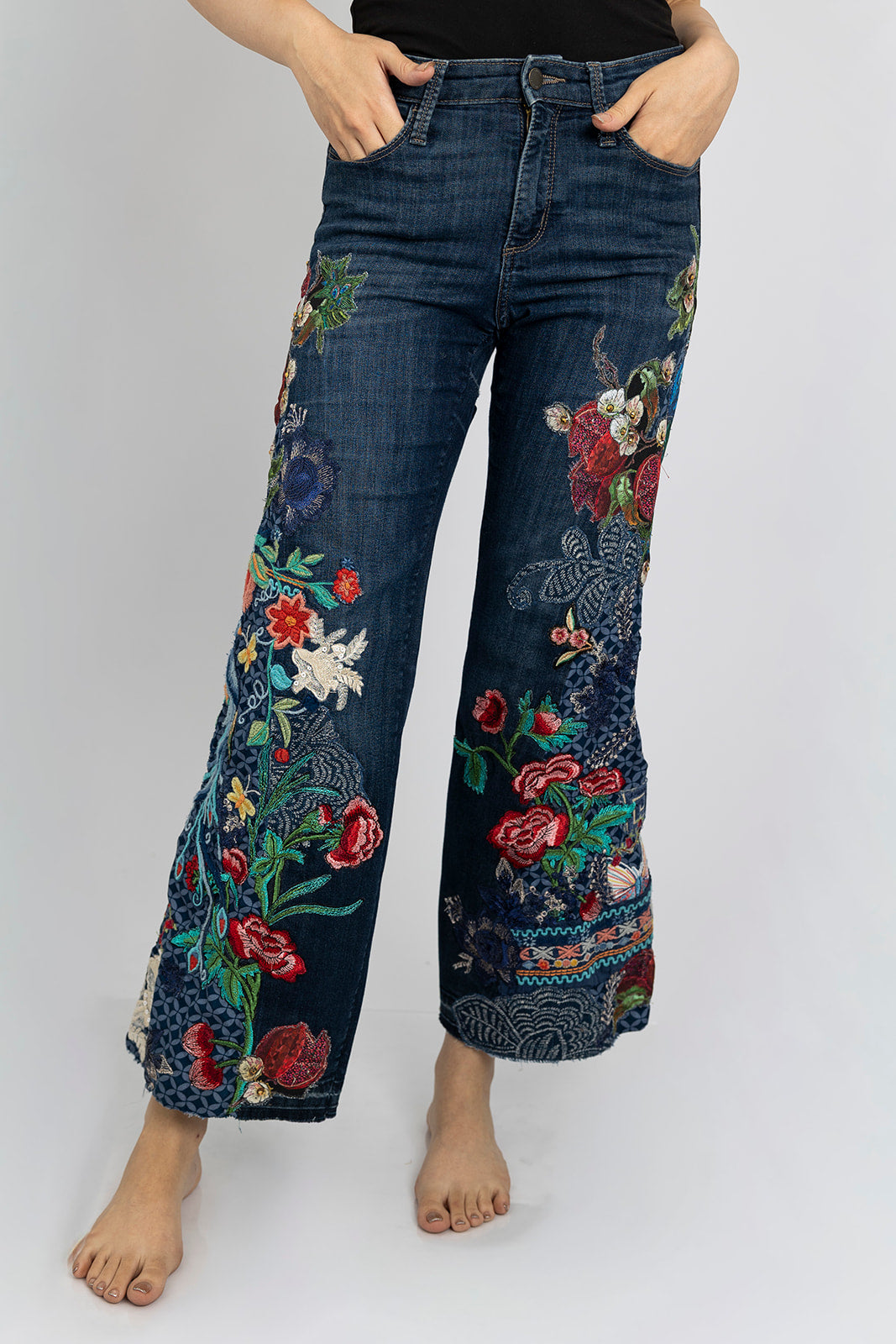 Peacocks in Paradise Jeans