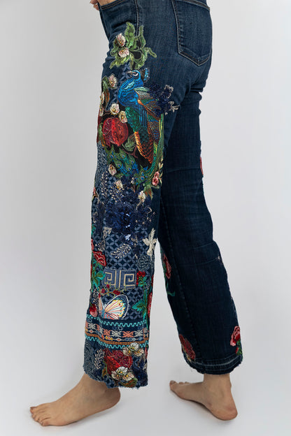 Peacocks in Paradise Jeans