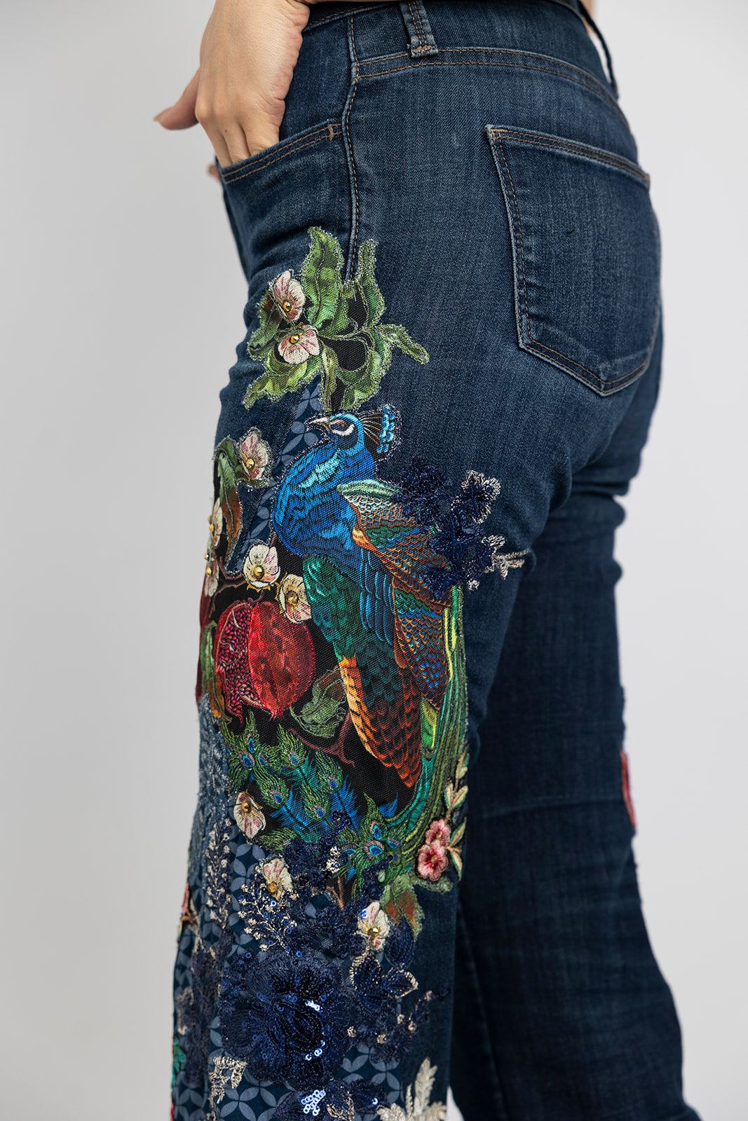 Peacocks in Paradise Jeans