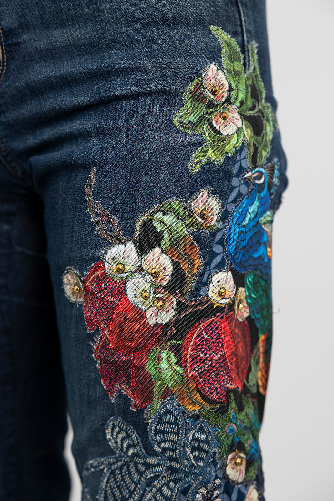 Peacocks in Paradise Jeans