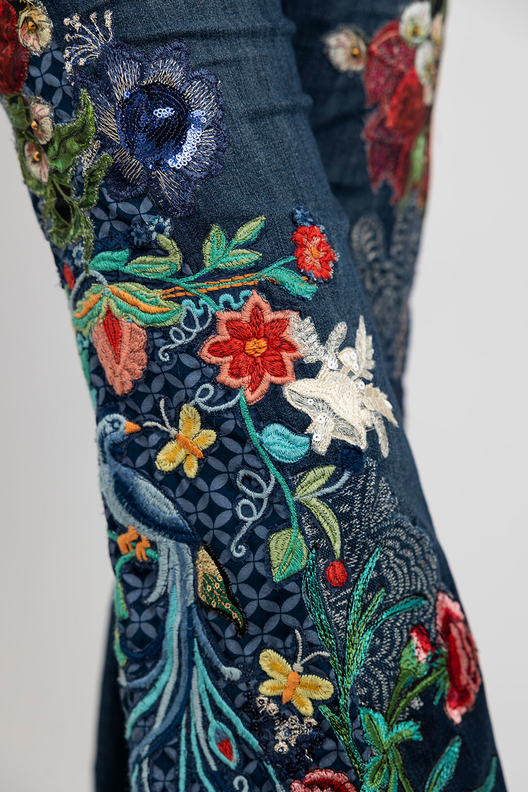 Peacocks in Paradise Jeans