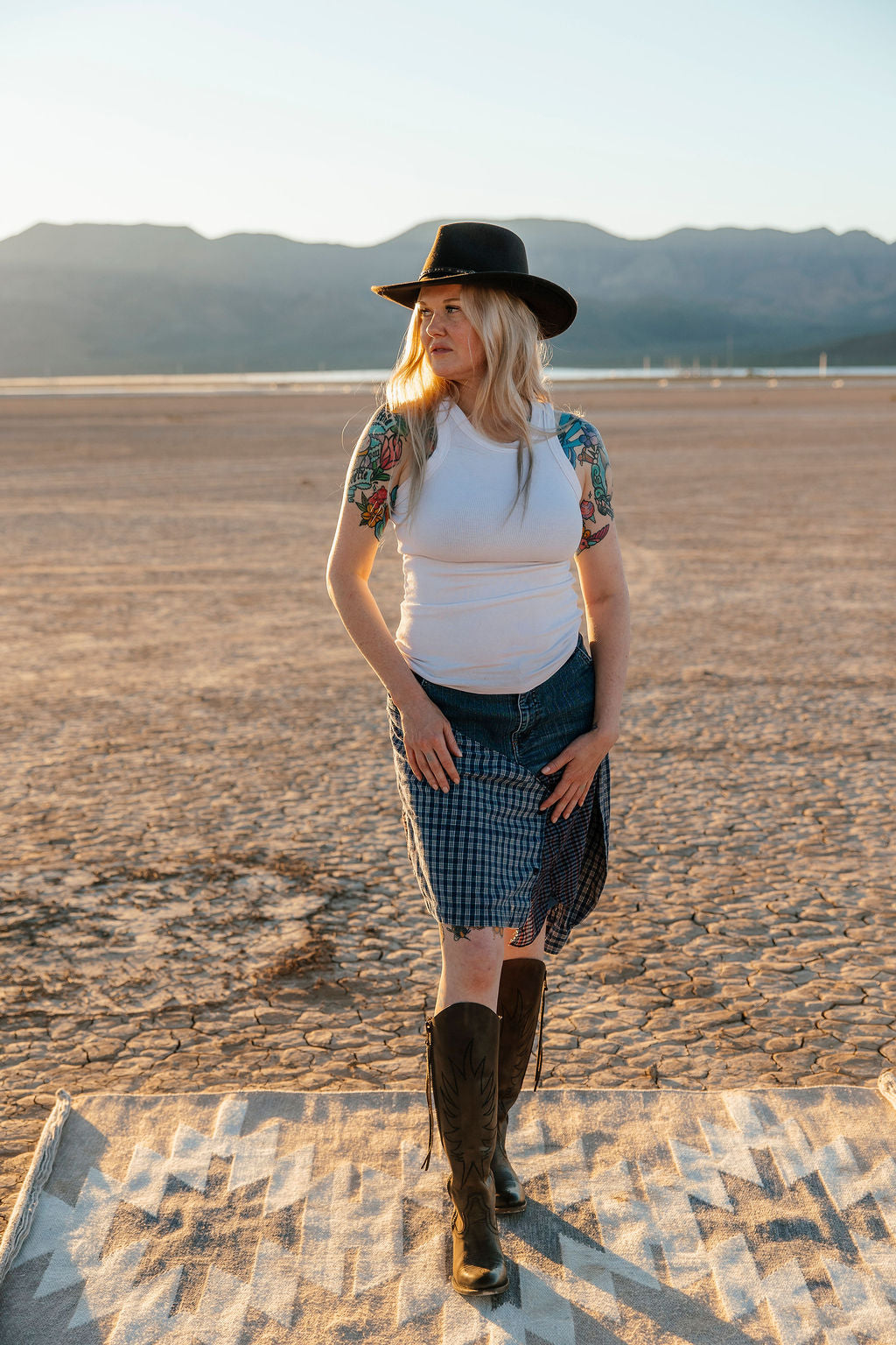 The Whole Plaid Shirt Skirt