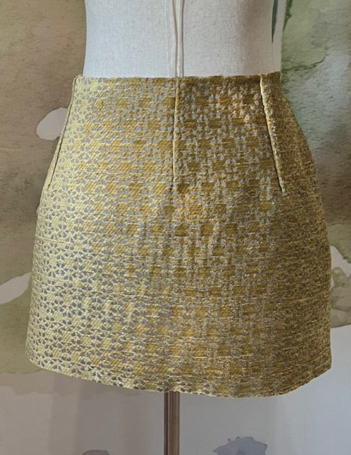Sequin Heart Mini Skirt