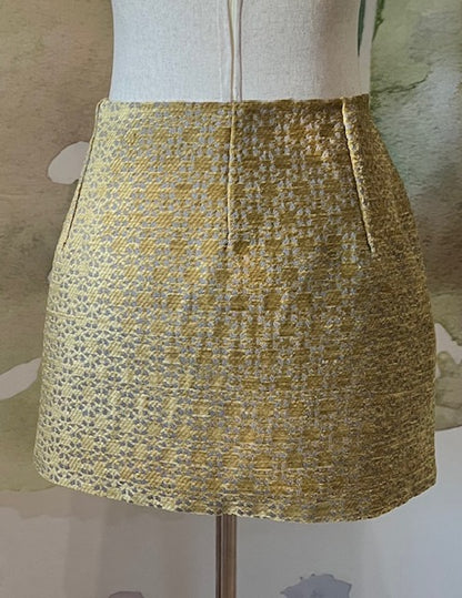 Sequin Heart Mini Skirt