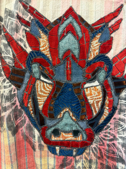 Mosaic Dragon Flannel Shirt