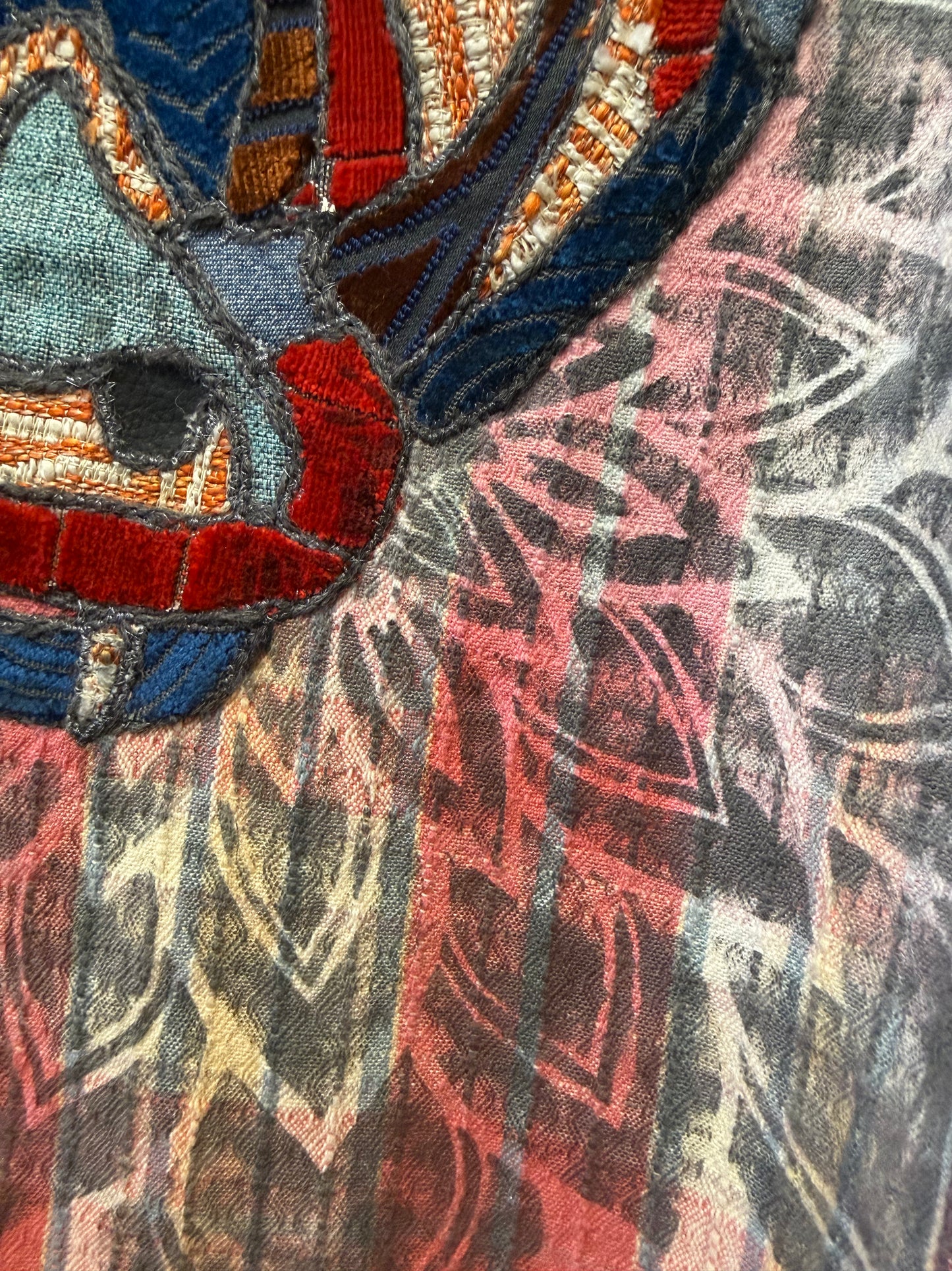 Mosaic Dragon Flannel Shirt