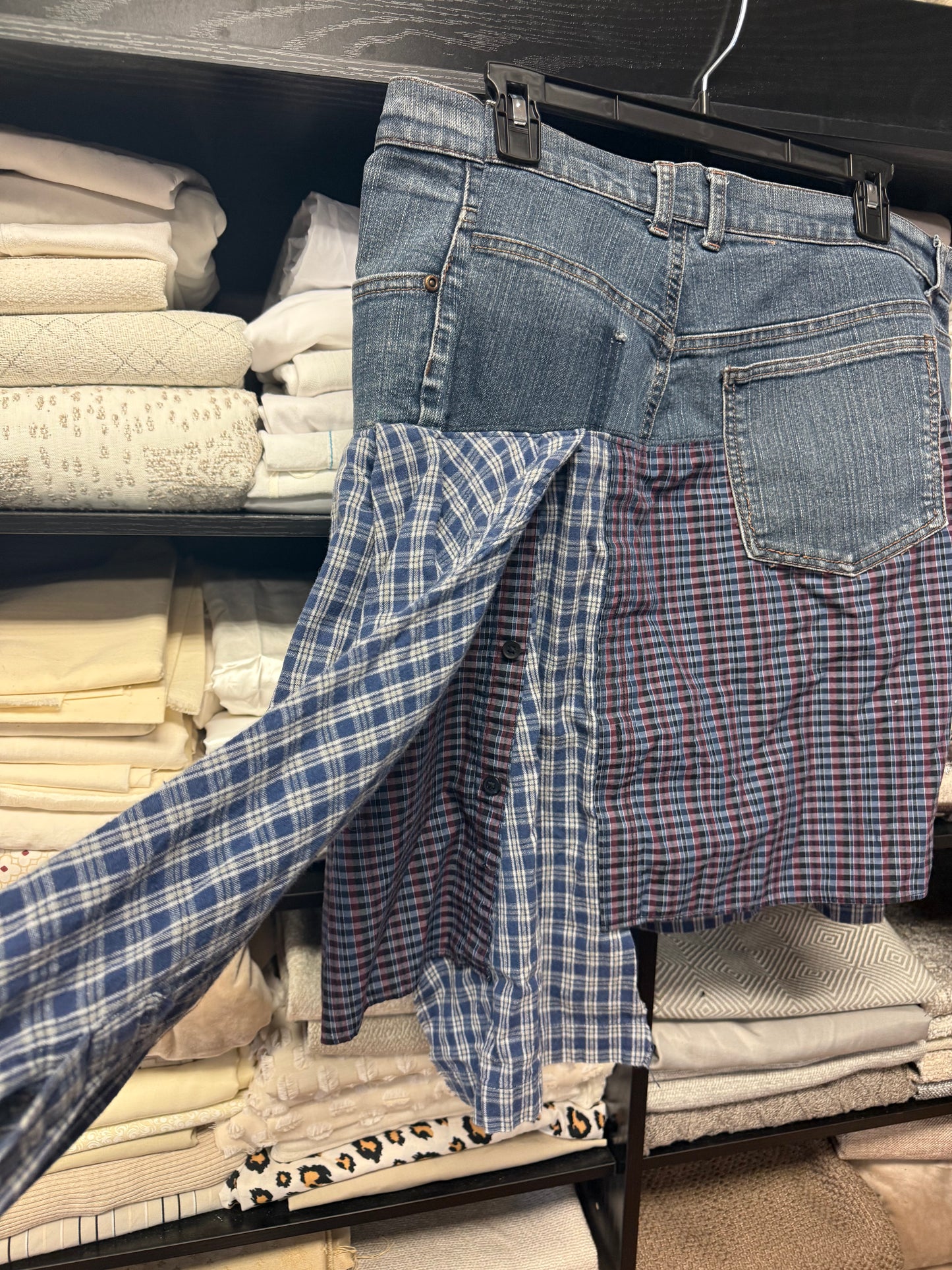 The Whole Plaid Shirt Skirt