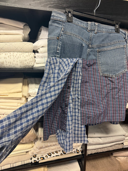 The Whole Plaid Shirt Skirt