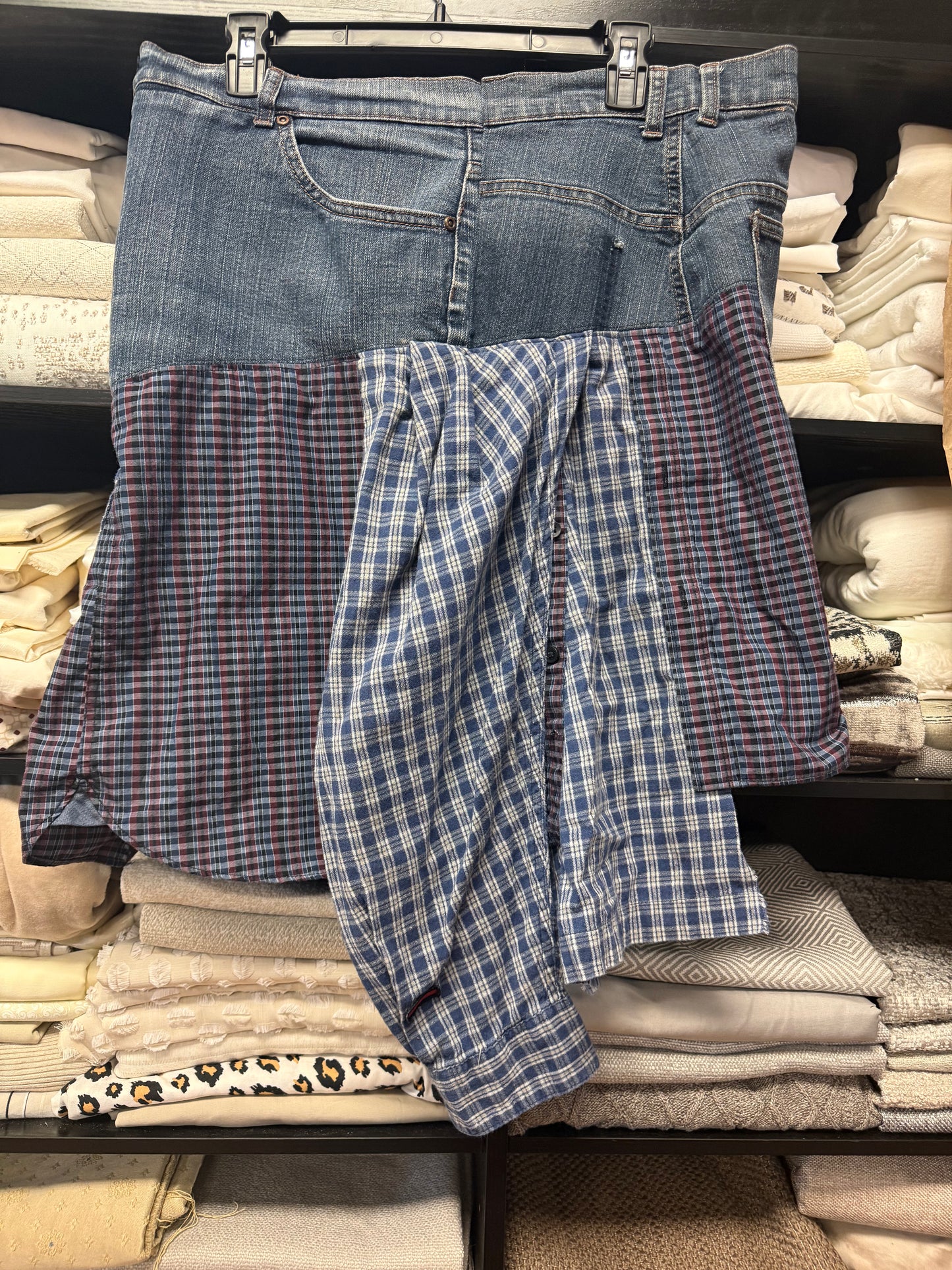The Whole Plaid Shirt Skirt