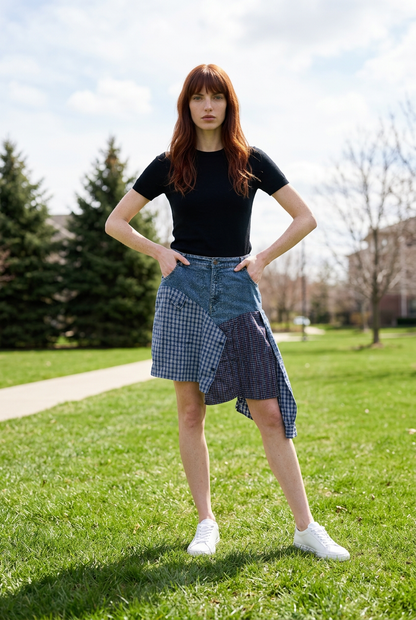 The Whole Plaid Shirt Skirt