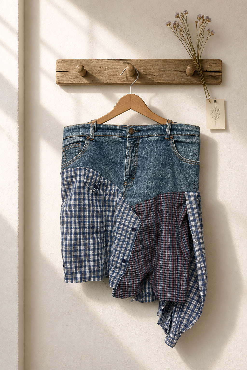 The Whole Plaid Shirt Skirt