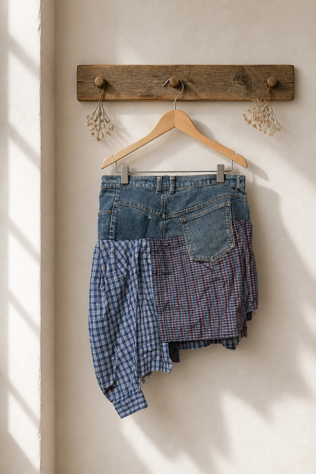 The Whole Plaid Shirt Skirt